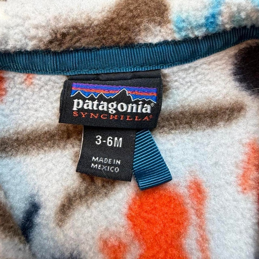Patagonia Sweater Unisex Infant 3-6 months Synchilla Fleece Pullover - Picture 2 of 5